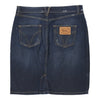 Dolce & Gabbana Midi Denim Skirt - 32W UK 12 Dark Wash Cotton