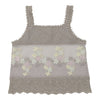 Moschino Sheer Top - Large Grey Nylon