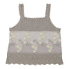 Moschino Sheer Top - Large Grey Nylon