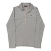 Napapijri Long Sleeve Polo Shirt - Large Grey Cotton