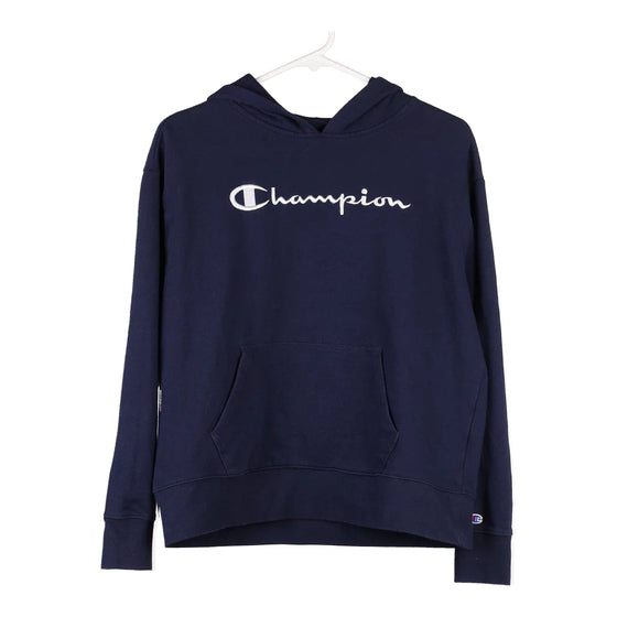 Vintage navy Champion Hoodie - womens medium