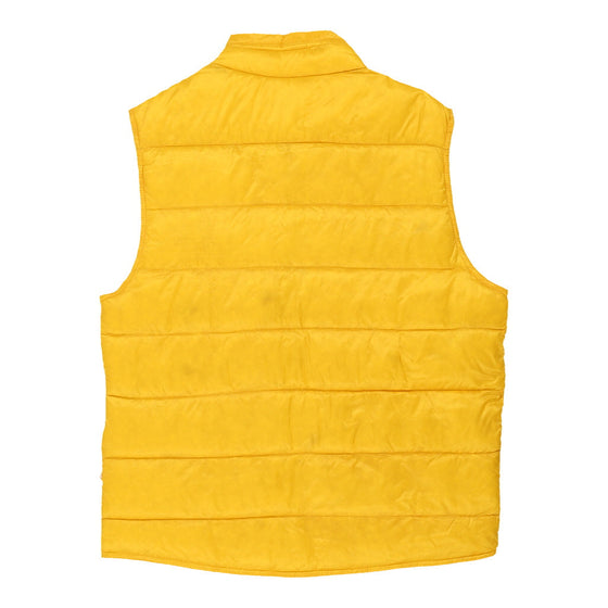 Vintage yellow Moncler Gilet - mens medium