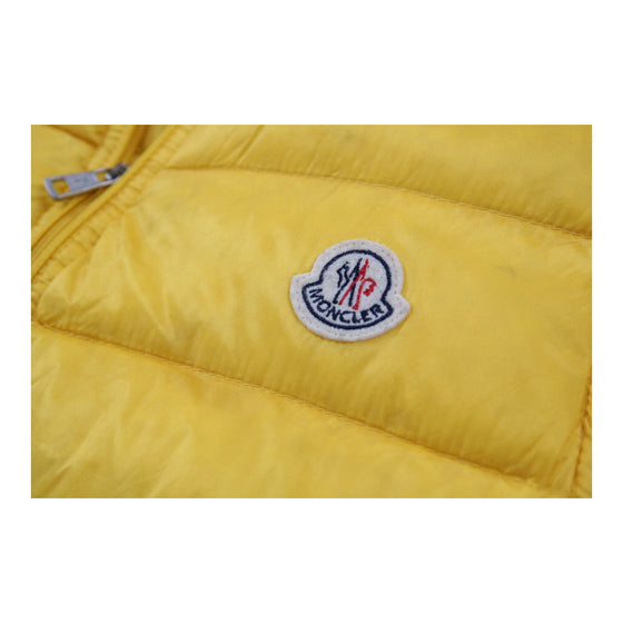 Vintage yellow Moncler Gilet - mens medium