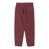 Stone Island Trousers - 32W UK 14 Red Cotton