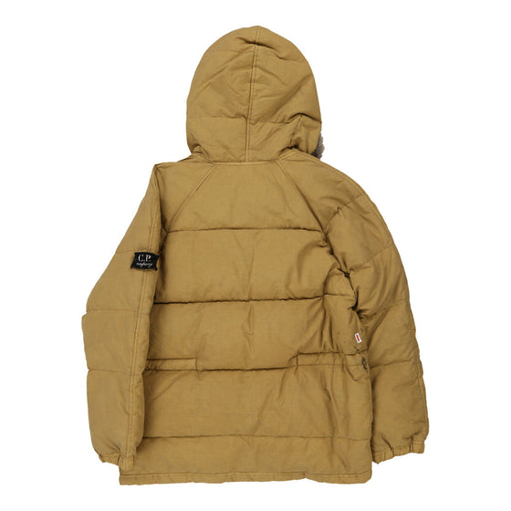 Massimo Osti C.P. Company Puffer - Large Yellow Cotton Blend