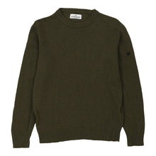  Age 12 Stone Island Jumper - Medium Green Wool Blend