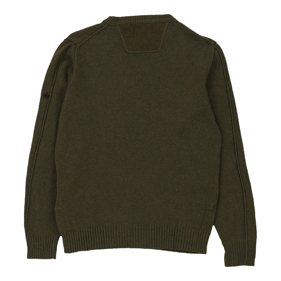 Age 12 Stone Island Jumper - Medium Green Wool Blend