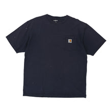  Pre-Loved navy Carhartt T-Shirt - mens large