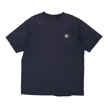  Pre-Loved navy Carhartt T-Shirt - mens large