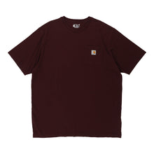  Pre-Loved burgundy Carhartt T-Shirt - mens x-large