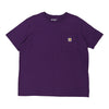 Pre-Loved purple Carhartt T-Shirt - womens x-large