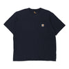 Pre-Loved navy Carhartt T-Shirt - mens x-large