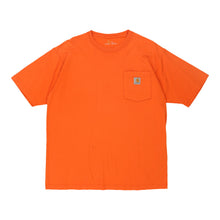  Pre-Loved orange Carhartt T-Shirt - mens medium