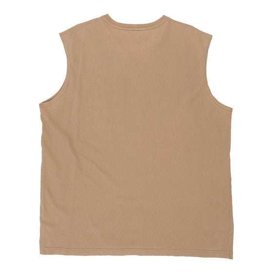 Pre-Loved beige Carhartt Vest - mens x-large