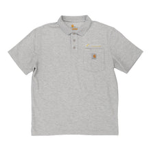  Pre-Loved grey Providence Construction Carhartt Polo Shirt - mens medium