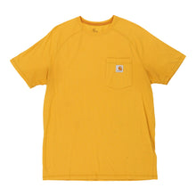  Pre-Loved yellow Carhartt T-Shirt - mens medium