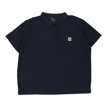  Pre-Loved navy Carhartt Polo Shirt - mens xx-large