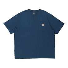  Pre-Loved blue Carhartt T-Shirt - mens x-large