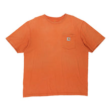  Pre-Loved orange Carhartt T-Shirt - mens large