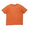 Pre-Loved orange Carhartt T-Shirt - mens large