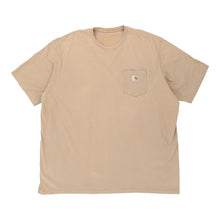  Pre-Loved beige Carhartt T-Shirt - mens xxx-large