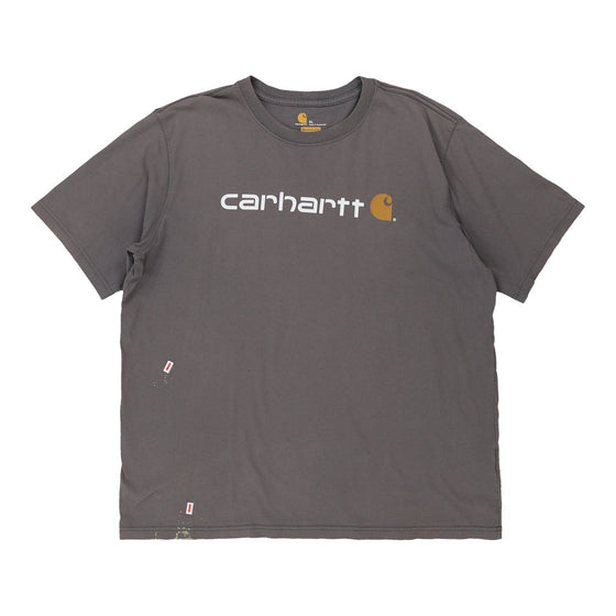 Pre-Loved grey Carhartt T-Shirt - mens x-large