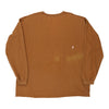 Pre-Loved brown Carhartt Long Sleeve T-Shirt - mens xx-large