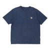 Pre-Loved blue Carhartt T-Shirt - mens large