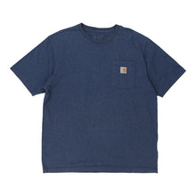  Pre-Loved blue Carhartt T-Shirt - mens large