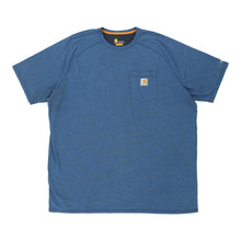  Pre-Loved blue Carhartt T-Shirt - mens xxx-large