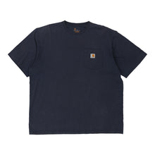  Pre-Loved navy Carhartt T-Shirt - mens x-large