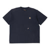 Pre-Loved navy Carhartt T-Shirt - mens x-large