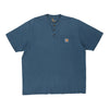 Pre-Loved blue Carhartt T-Shirt - mens x-large