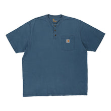  Pre-Loved blue Carhartt T-Shirt - mens x-large