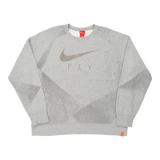 Vintage grey Fly Nike Sweatshirt - mens xx-large