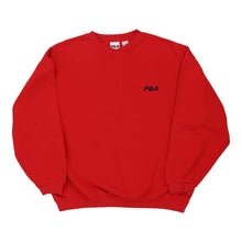  Vintage red Fila Sweatshirt - mens xx-large