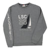 Vintage grey Sailing Club Lacoste Sweatshirt - mens x-large