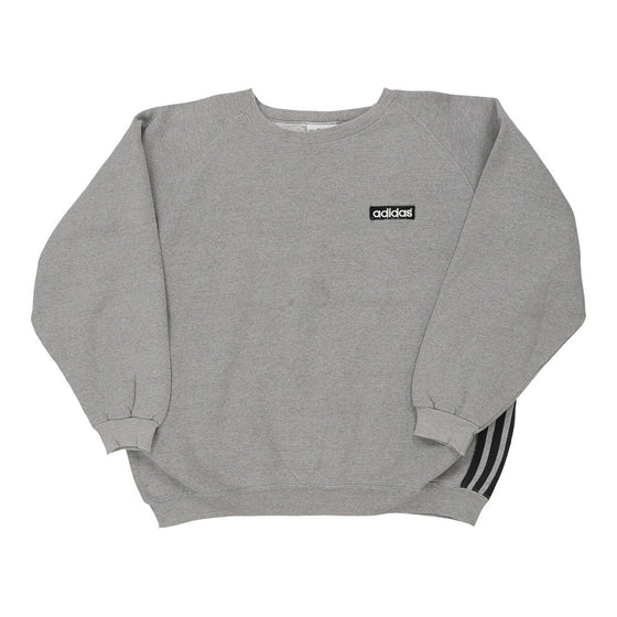 Vintage grey Adidas Sweatshirt - mens x-large