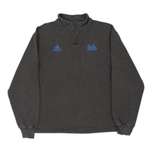  Vintage grey UCLA Adidas 1/4 Zip - mens small