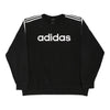 Vintage black Adidas Sweatshirt - mens xx-large