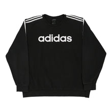  Vintage black Adidas Sweatshirt - mens xx-large