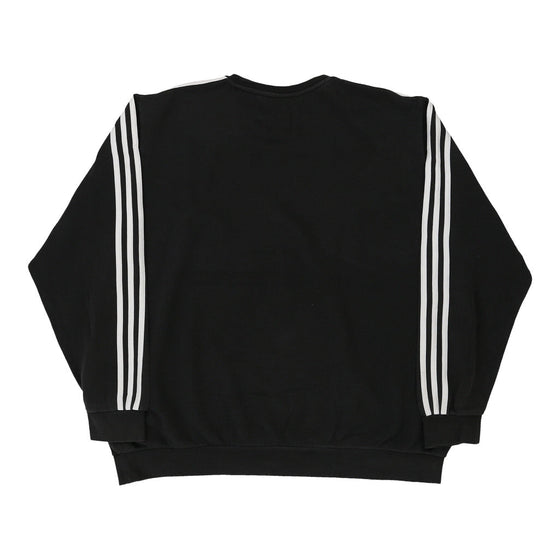 Vintage black Adidas Sweatshirt - mens xx-large