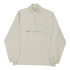 Vintage beige Adidas 1/4 Zip - mens medium