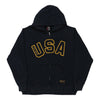 Vintage black USA Ralph Lauren Hoodie - mens x-large