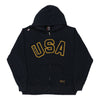 Vintage black USA Ralph Lauren Hoodie - mens x-large