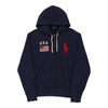 Vintage navy USA Ralph Lauren Hoodie - mens medium