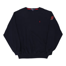  Vintage navy Ralph Lauren Sweatshirt - mens x-large