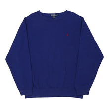  Vintage blue Ralph Lauren Sweatshirt - mens x-large