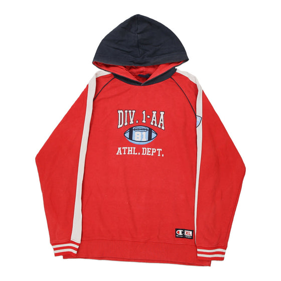 Age 13 15 years Champion Hoodie XL Red Cotton