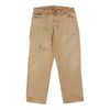 Vintage beige Dickies Carpenter Trousers - mens 35" waist